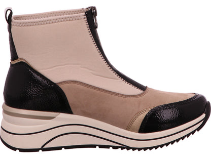 Remonte Damen Stiefel  in beige-bunt-kombiniert