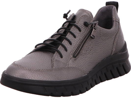 Waldläufer Damen Schnürschuh H-Amiata in hellgrau