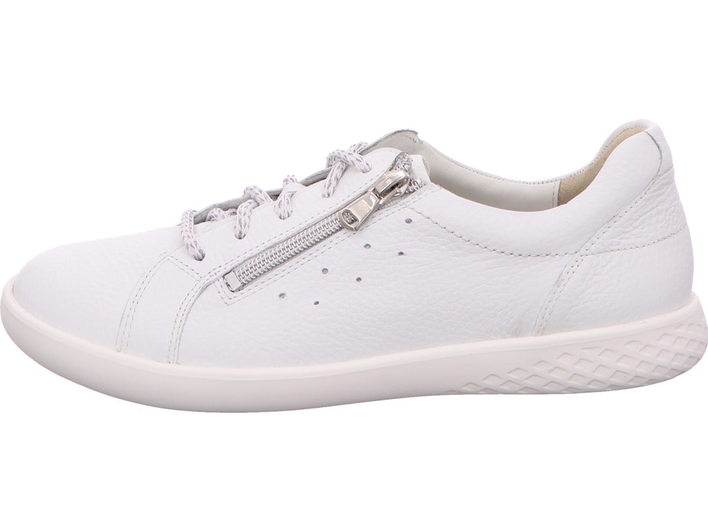 Waldläufer Damen Schnürschuh H-Cloé in weiß-bunt-kombiniert