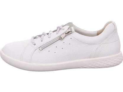 Waldläufer Damen Schnürschuh H-Cloé in weiß-bunt-kombiniert