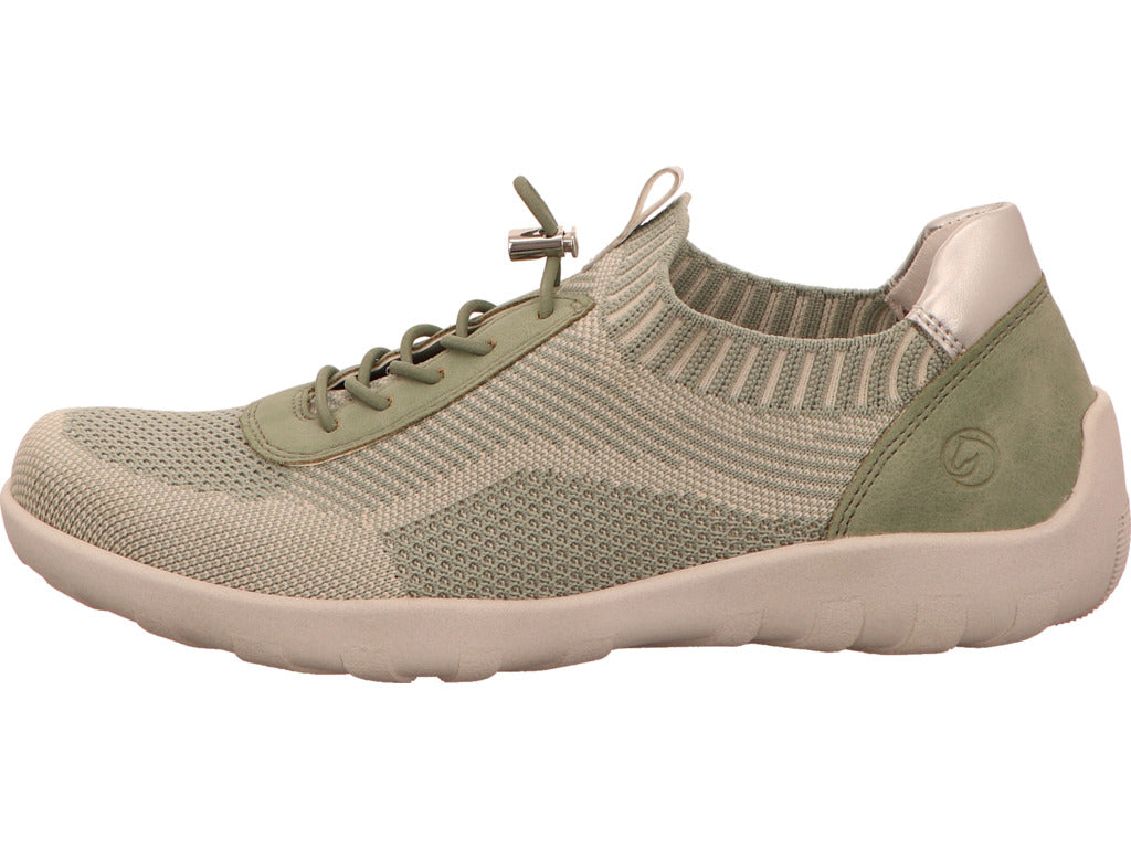 Remonte Damen Sneaker  in grün-bunt-kombiniert