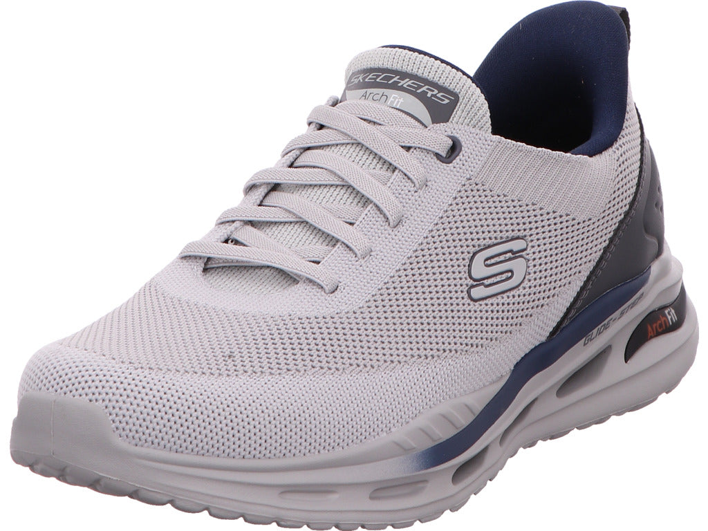 Skechers Herren Slipper Slip-Ins - Arch Fit Orvan - Kincade in grau-bunt-kombiniert