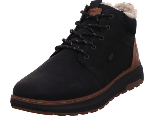 Rieker Herren Stiefel  in schwarz-bunt-kombiniert