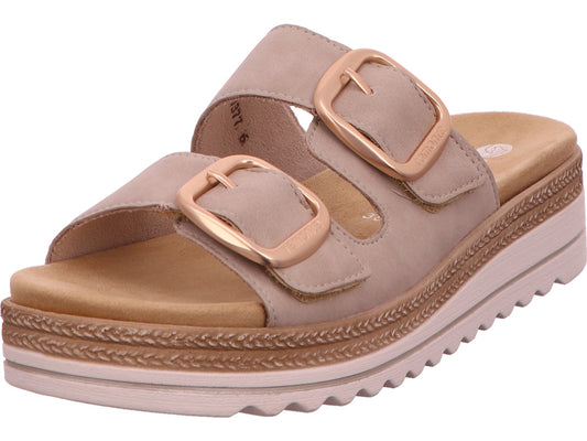 Remonte Damen Pantolette  in hellbeige