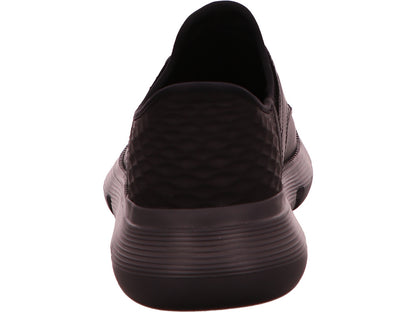 Skechers Delson 3.0 herensneakers in zwart