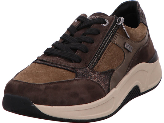 Remonte Damen Sneaker  in braun-kombiniert