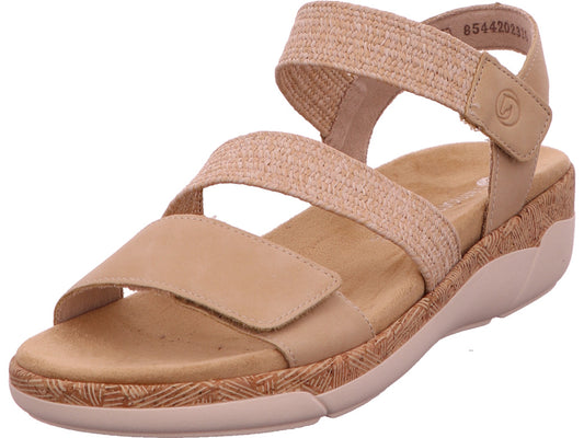 Remonte Damen Sandalette  in beige-kombiniert