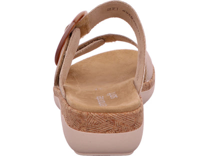 Remonte Damen Pantolette  in beige-kombiniert