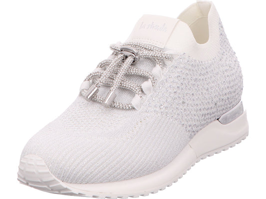 La Strada Damen Sneaker  in weiß-bunt-kombiniert