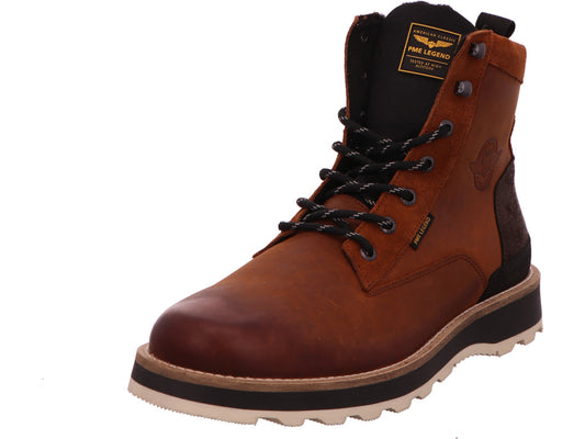 PME Legend heren Ribcargo laarzen in een bruin-multicolor combinatie