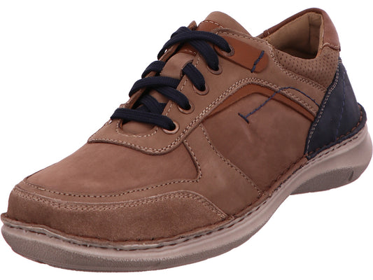 Josef Seibel Herren Halbschuh New Anvers 10 in braun-bunt-kombiniert