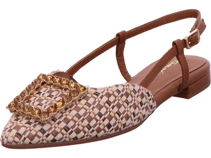 Tamaris Damen Sling  in beige-bunt-kombiniert