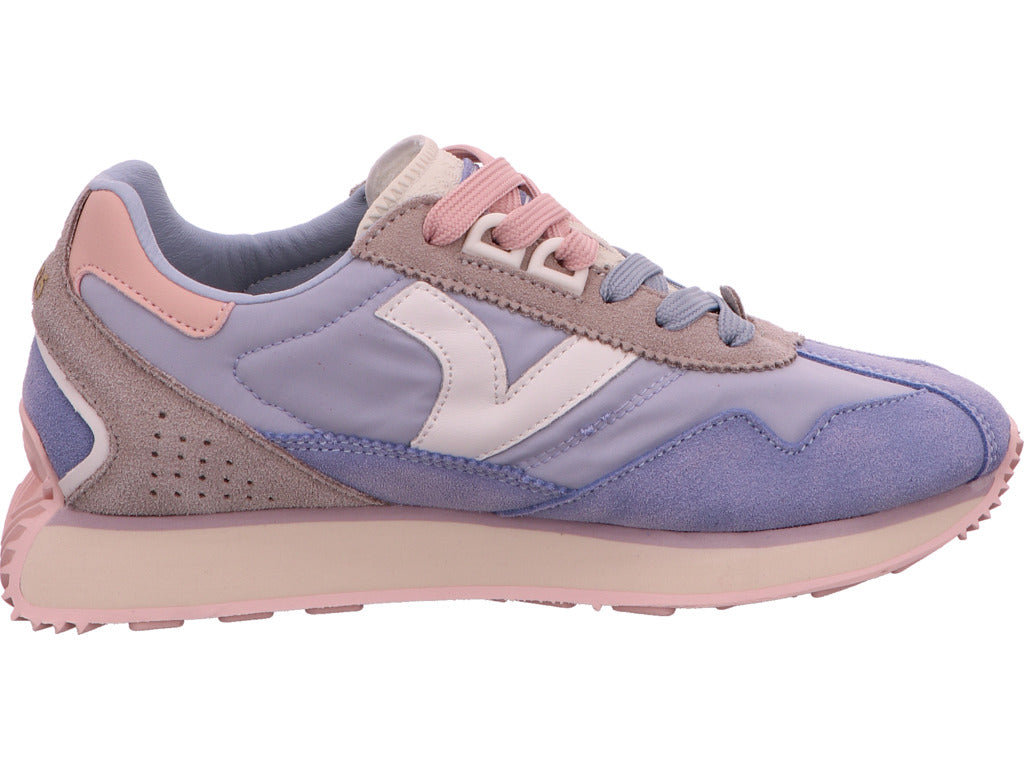 Victoria Damen Sneaker  in blau-bunt-kombiniert