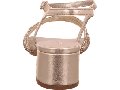 Tamaris Damen Sandalette  in metallic