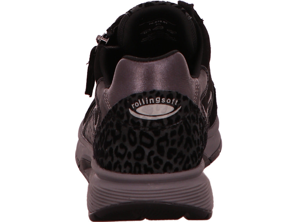 Gabor Comfort Damen Sneaker  in schwarz-kombiniert