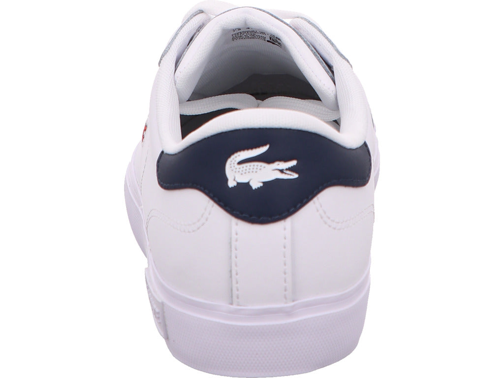 Lacoste Herren Sneaker Powercourt in weiß-bunt-kombiniert