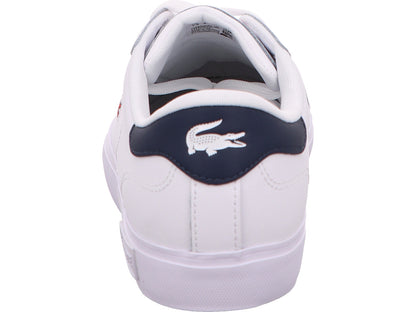 Lacoste Herren Sneaker Powercourt in weiß-bunt-kombiniert