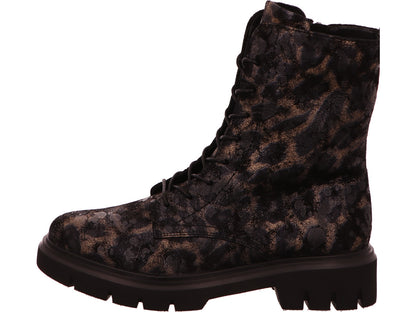 Remonte Damen Stiefel  in schwarz-bunt-kombiniert