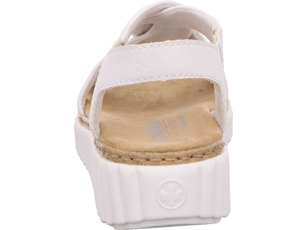 Rieker Damen Sandalette  in weiß