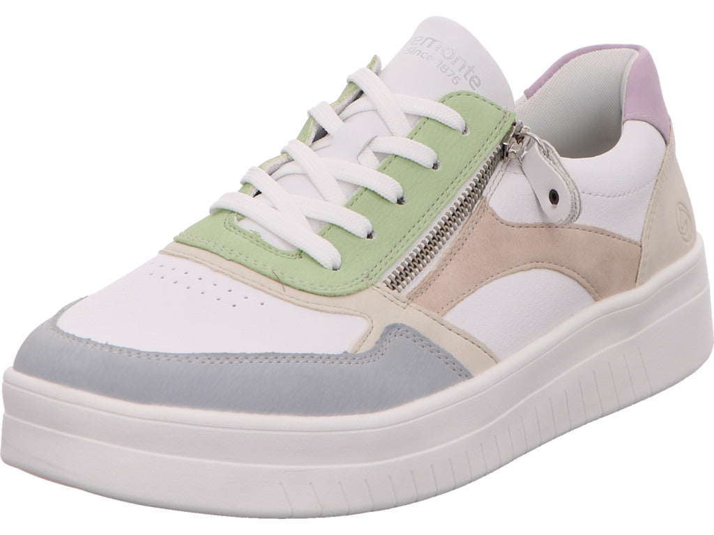 Remonte Damen Sneaker  in weiß-bunt-kombiniert