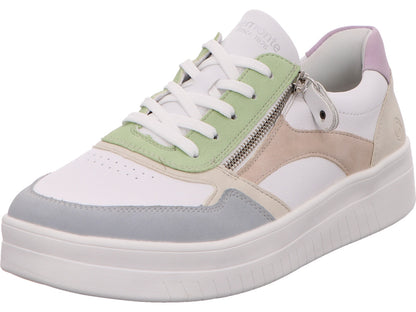 Remonte Damen Sneaker  in weiß-bunt-kombiniert