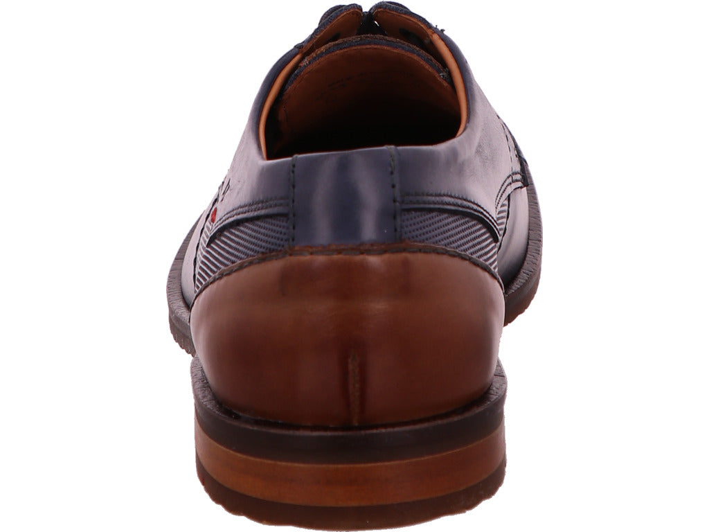 Lloyd Herren Schnürschuh Domino in blau-bunt-kombiniert