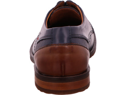 Lloyd Herren Schnürschuh Domino in blau-bunt-kombiniert