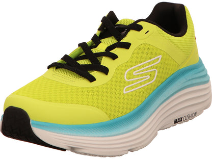 Skechers Herren Slipper Max Cushioning Endeavour in grün-bunt-kombiniert