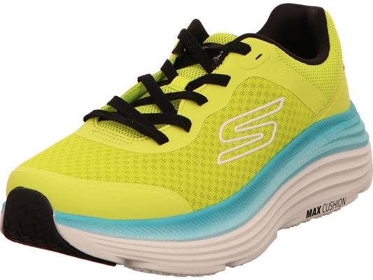 Skechers Herren Slipper Max Cushioning Endeavour in grün-bunt-kombiniert