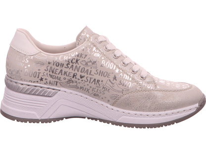 Rieker Damen Sneaker  in grau-bunt-kombiniert