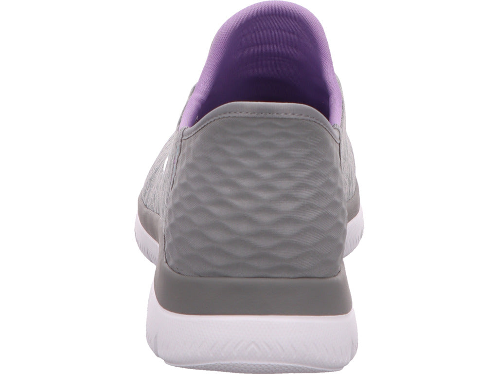 Skechers Damen Sneaker Slip-Ins Summits Dazzling H in hellgrau