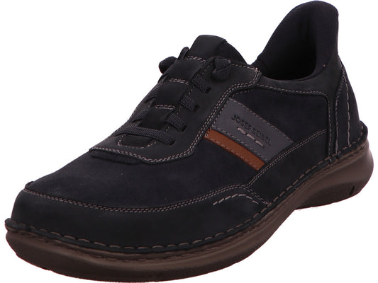 Josef Seibel Herren Halbschuh New Anvers 26 in blau-bunt-kombiniert