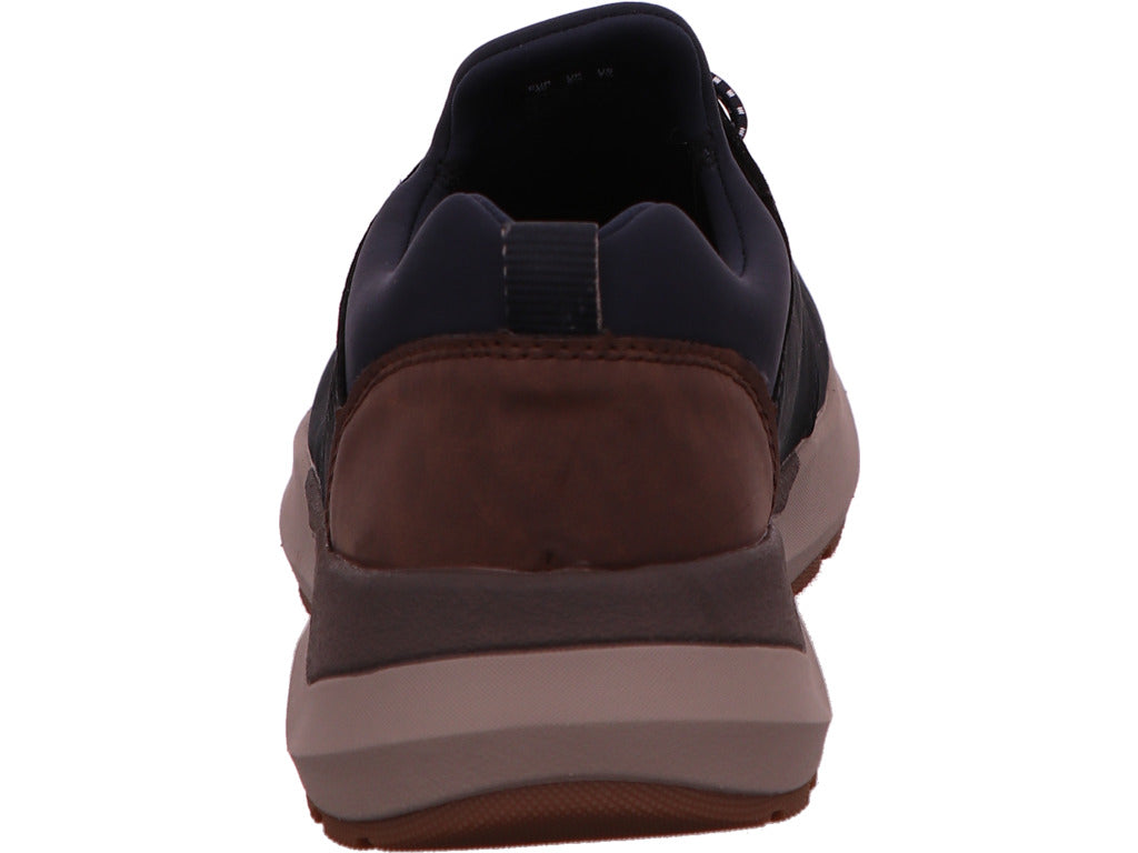 Rieker Herren Halbschuh  in blau-bunt-kombiniert