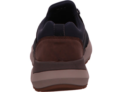 Rieker Herren Halbschuh  in blau-bunt-kombiniert