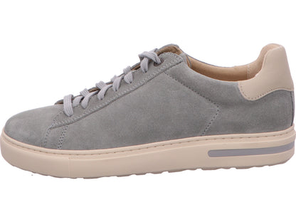 Birkenstock Damen Sneaker Bend Low Cuir in grau-bunt-kombiniert