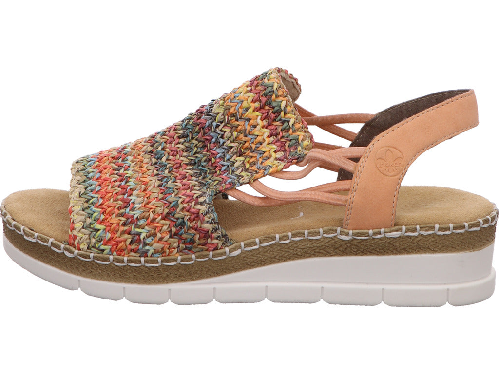 Rieker Damen Sandalette  in multicolour