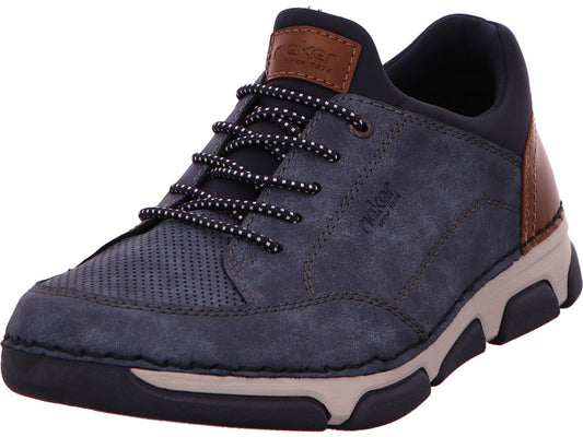 Rieker Herren Sneaker  in blau-bunt-kombiniert