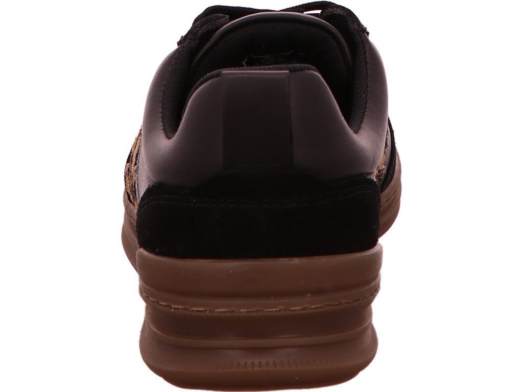 Lloyd damessneakers in een combinatie van zwart en meerdere kleuren.