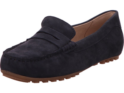 Caprice damesslippers in donkerblauw