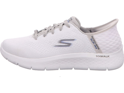 Skechers Herren Slipper Flex-New World in weiß-bunt-kombiniert