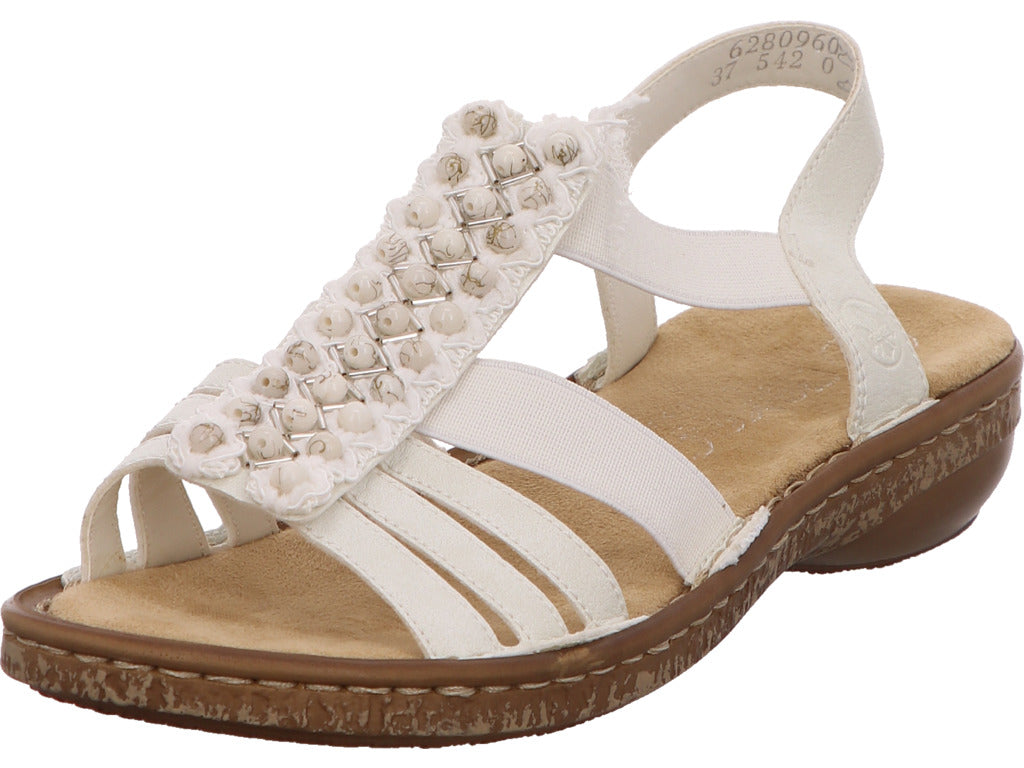 Rieker Damen Sandalette  in beige