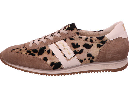 Paul Green Damen Sneaker  in beige-bunt-kombiniert