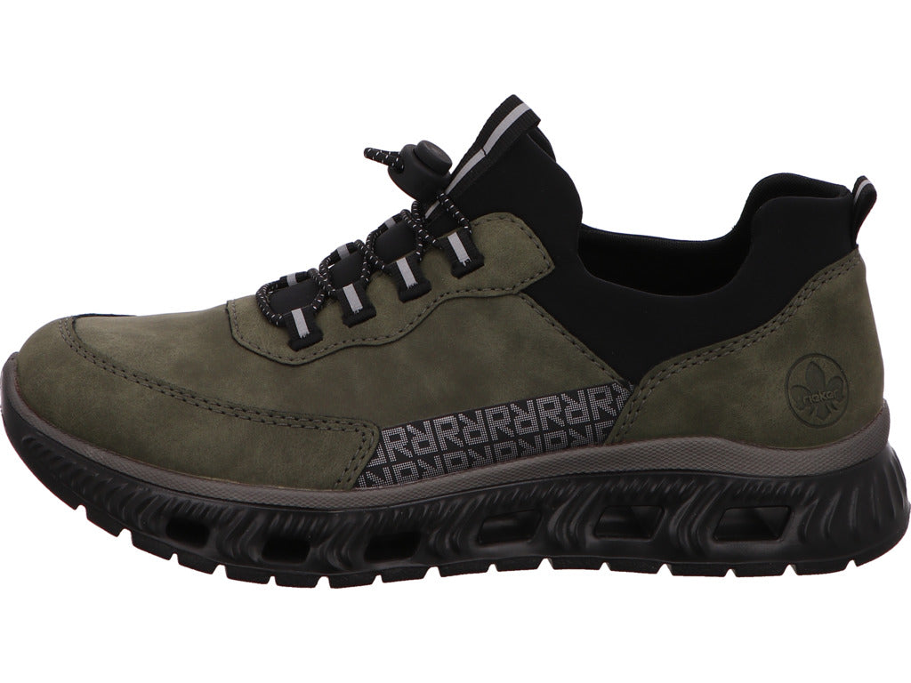 Rieker Damen Sneaker  in grün-bunt-kombiniert