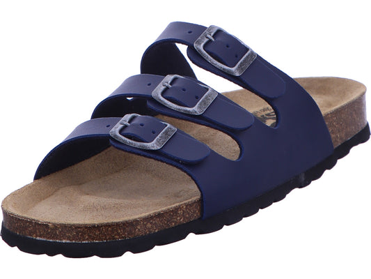 Longo Damen Pantolette  in dunkelblau