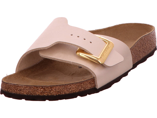 Birkenstock Damen Pantolette Catalina Cushion Buckle in hellbeige