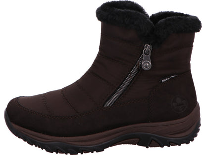 Rieker Damen Stiefel  in braun-bunt-kombiniert