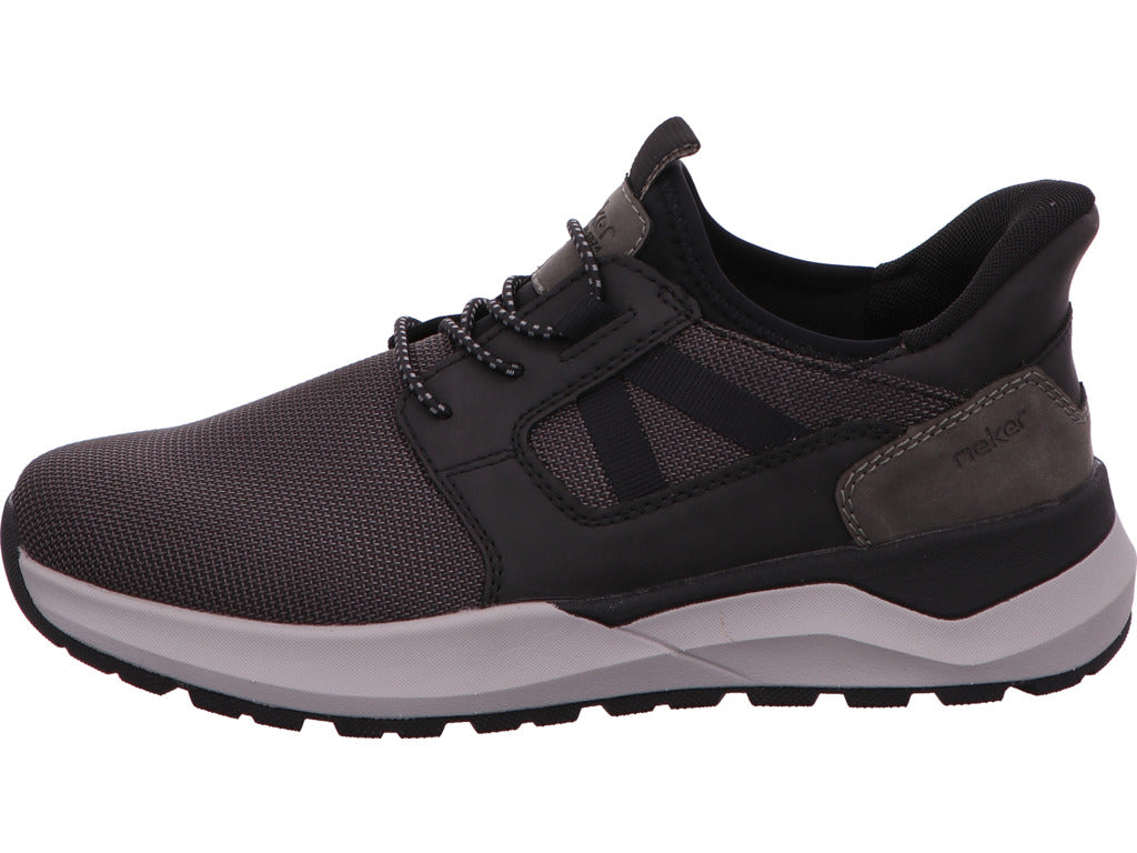 Rieker herenschoen in donkergrijs