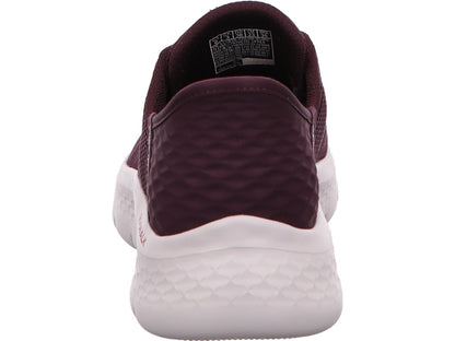 Skechers Damen Slipper Go Walk Flex Grand Entry in dunkelrot