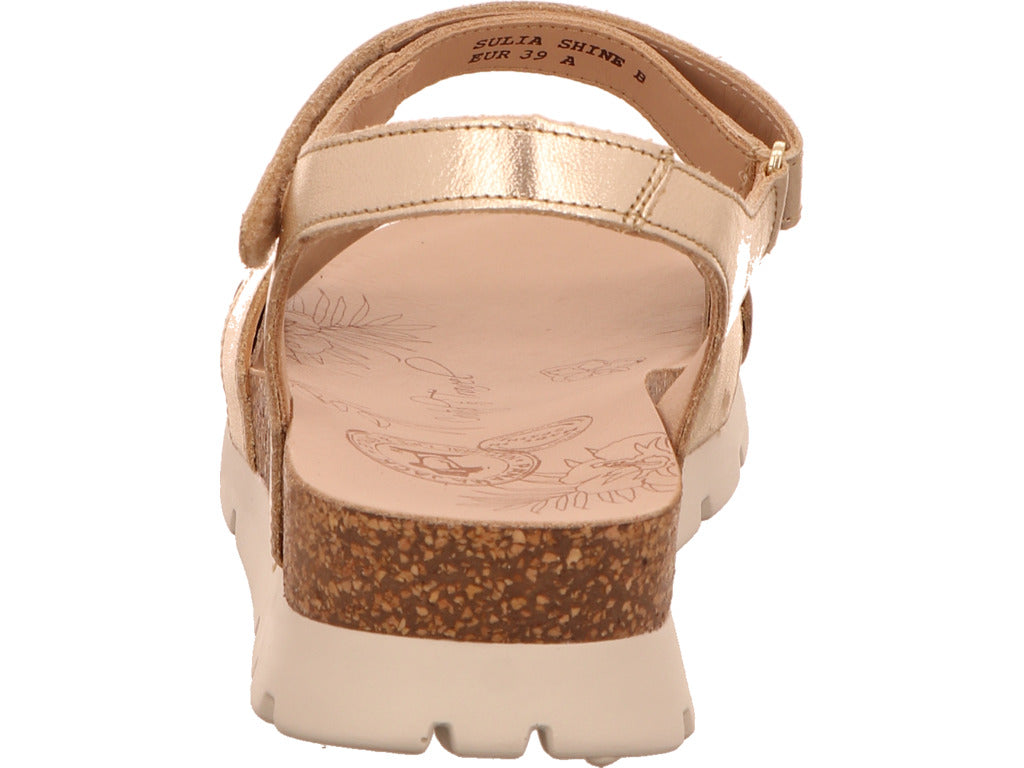 Panama Jack Damen Sandalette Sulia Shine B3 in gold