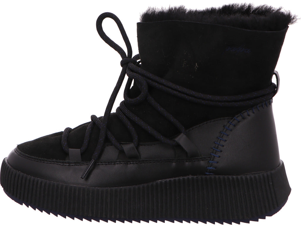 Palpa Damen Stiefel  in schwarz-bunt-kombiniert